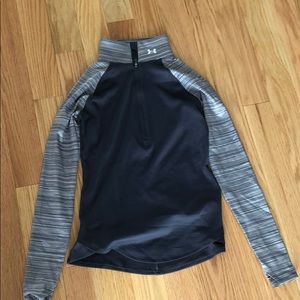 Small UA Running Qualifier 1/2 Zip Jacket Shirt